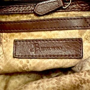 B Makowski  beautiful vintage should bag 100 % leather